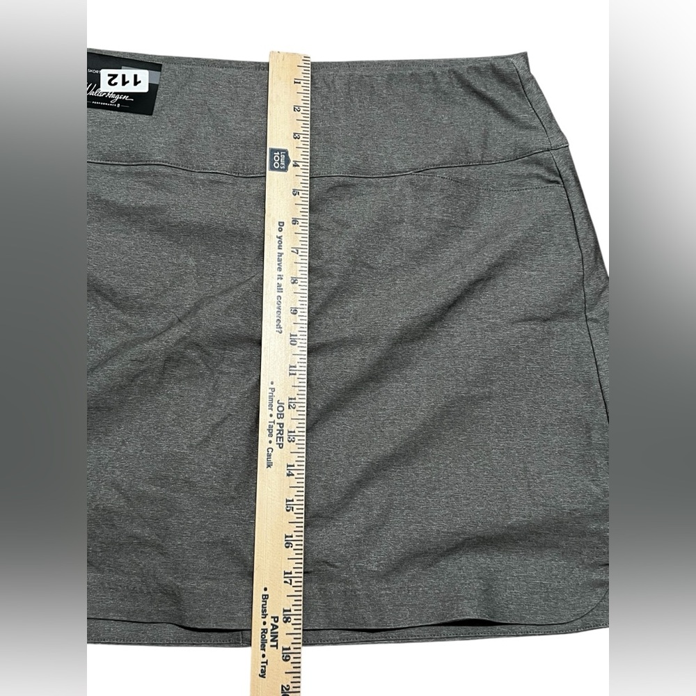 Lady Hagen performance 11 pull on 17" sculpt golf skort‎ heather grey size XXL - Picture 5 of 13